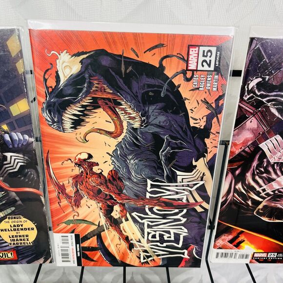 5 Venom #25 Variants & Annual 1 Lot James Stokoe Lim Checchetto Rapoza 3rd Print - Picture 3 of 7